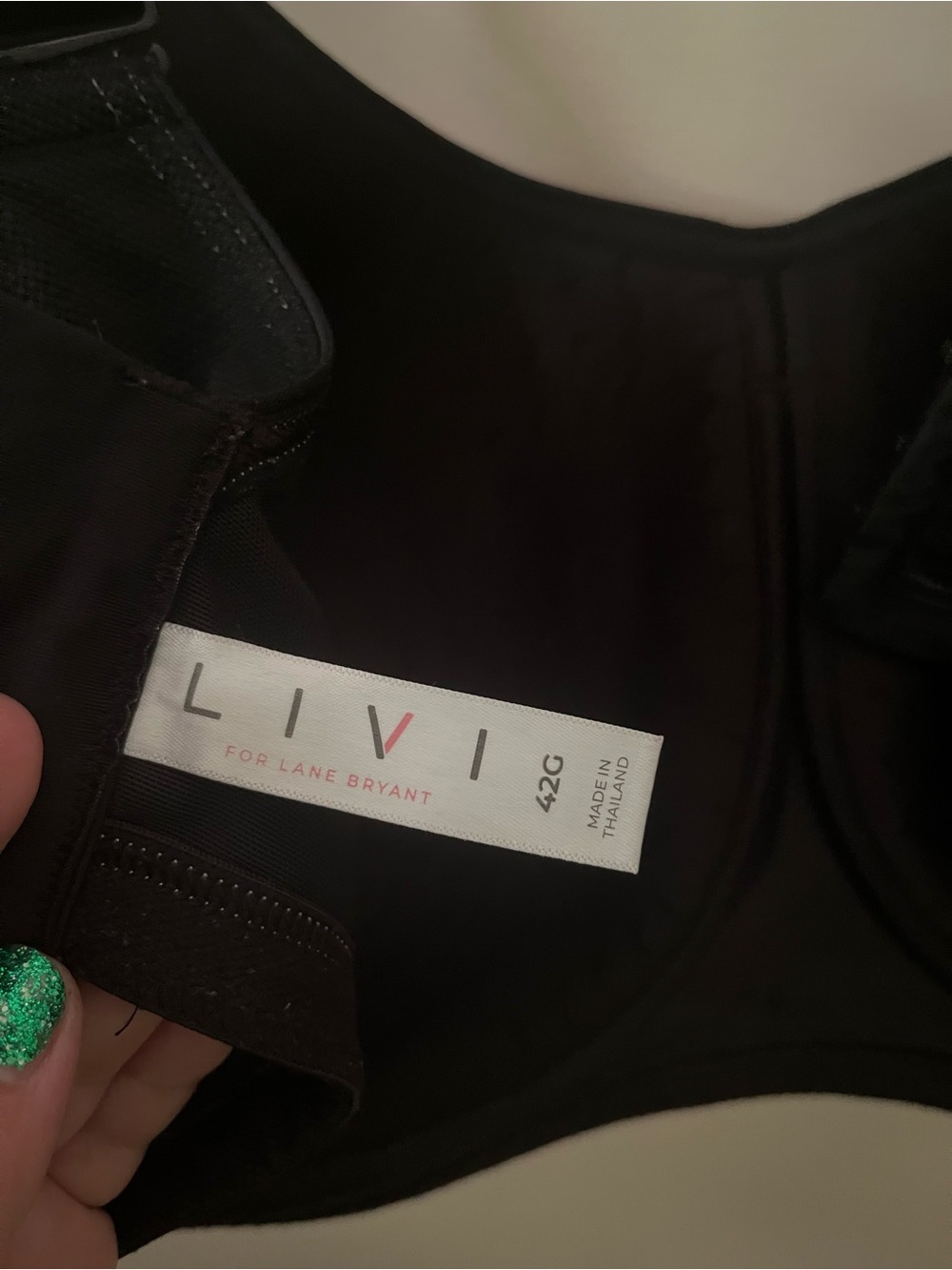 Livi Lane Bryant Max Support Wicking Underwire Sports Bra Size 42G Purple EUC - Picture 7 of 7
